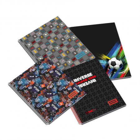 Caiete Elegante - AM CAIET A4 80F SPIRA TEEN INVERSE LINII 234204