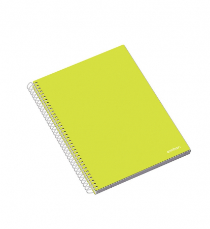 AM CAIET A5 100F SPIRA 5 SUBIECTE AMBAR SCHOOL LINII/PATRATELE 163504 [1]