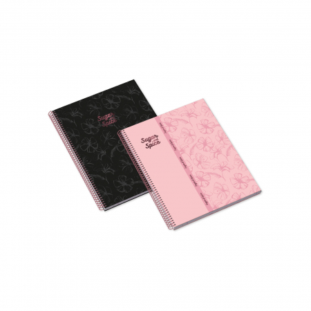 Caiete scolare - AM CAIET A5 80F SPIRA SUGAR&SPICE PATRATELE 233665