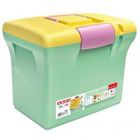 ARTICOLE DE BIROU - ARD SUPORT DOCUMENTE TIP VALIZA, CU CAPAC SI MANER, VERDE PASTEL 170PV