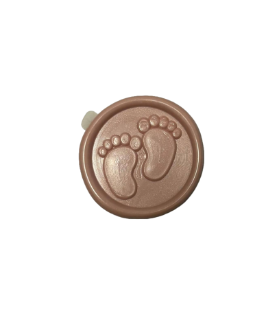 SET SIGILII BOTEZ CU PICIORUSE ROZ PASTEL 25/SET [1]