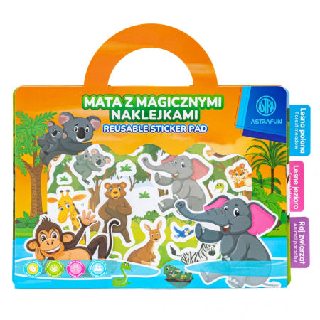 AS ALBUM STICKERE 15x5x10CM ASTRAFUN, PRINTESE, SAFARI, OCEAN, DINOZAURI 320024073 [1]