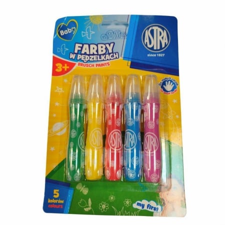 Kit Pictura - AS GUASE IN RECIPIENT TIP PENSULA ASTRA BEBE 5 CULORI 320123002