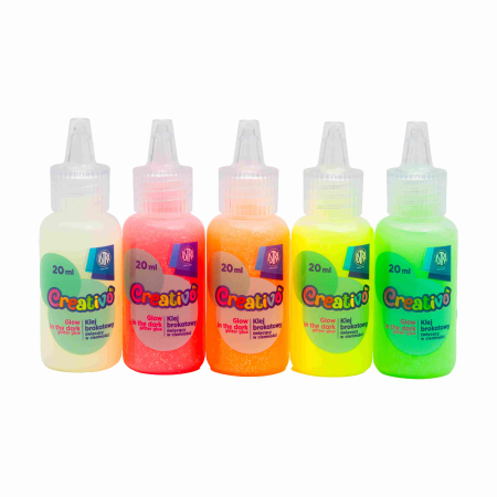 AS LIPICI CU SCLIPICI 20ML 5 CULORI/SET STRALUCESC LA INTUNERIC 332025010 [1]