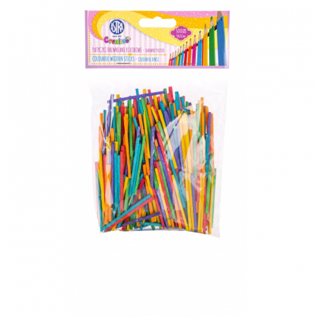 HOBBY - AS PALETINE LEMN COLORATE 50X2X2MM 500/SET 335122004