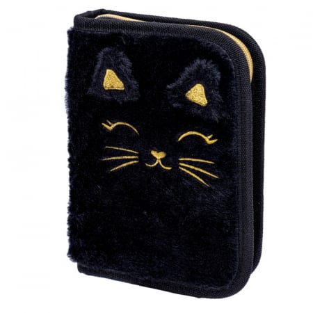 Penare/ Etuiuri/ Necessaire - AS PENAR ECHIPAT 1 FERMOAR ASTRABAG FLUFFY KITTY BLACK  AC11 503025026