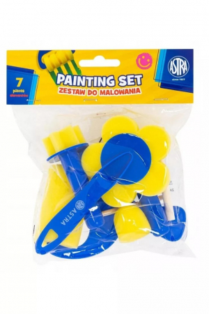 Pensule scolare set - AS PENSULE SI ROLA TIP BURETE 7/SET ASTRA 315024003