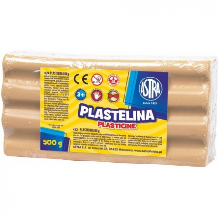 Pensule scolare set - AS PLASTILINA ASTRA 500GR CREM 303117004