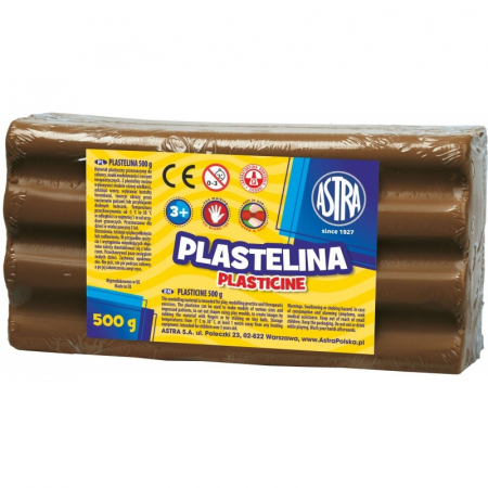 Plastilina/ Pasta pentru modelaj - AS PLASTILINA ASTRA 500GR MARO 303117011