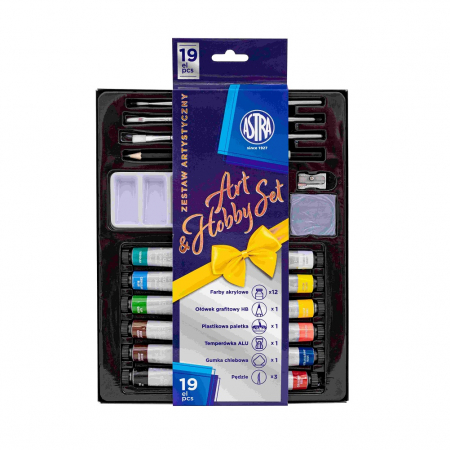 Seturi pentru arta - AS SET ARTA 19 PIESE ART&HOBBY 602124002