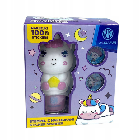Stampile kids - AS STAMPILA ASTRAFUN UNICORN CU 100 STICKERE 335025901