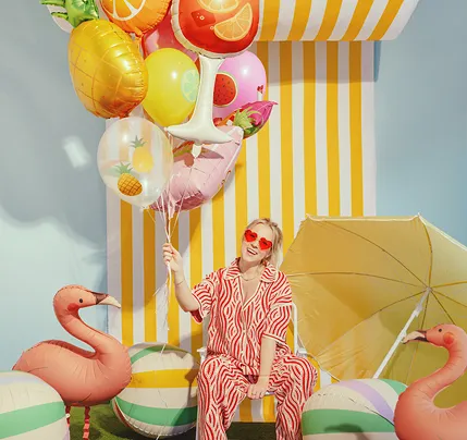 Balon Folie Ananas Galben/Verde 38x68cm FB417 [1]