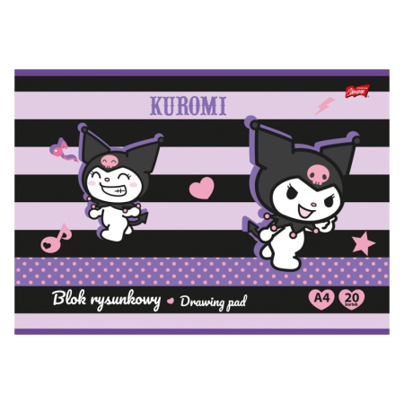Blocuri de desen - Bloc Desen A4 20 File Kuromi Unipap 693939