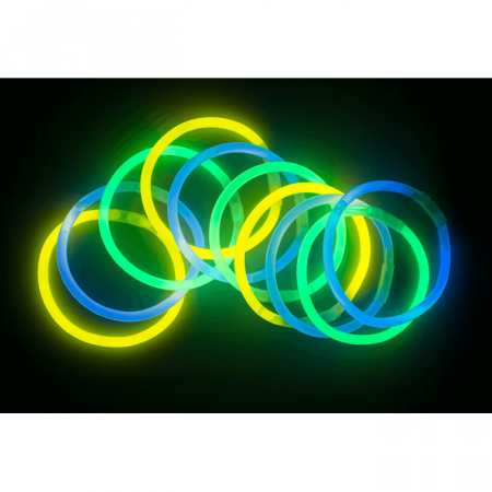 BLU BRATARI FOSFORESCENTE DIVERSE CULORI 20CM 15/SET 90/0983 [10]