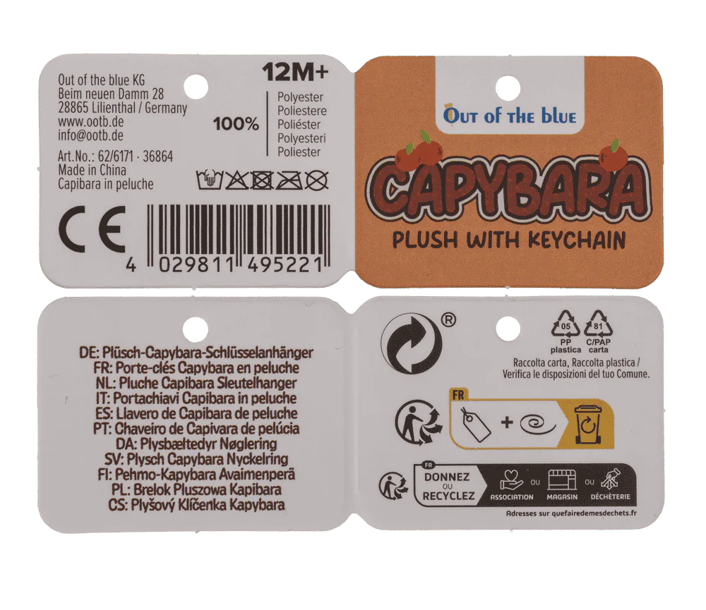 BRELOC CHEI 10CM CAPYBARA PLUS 62/6171 [3]