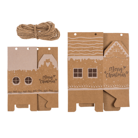 CALENDAR ADVENT CRACIUN DIY 1-24, CU CASUTE CARTON 160088 [4]