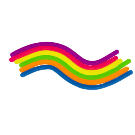 CORDON ELASTIC 28CM DIVERSE CULORI NEON 12/0913 [6]