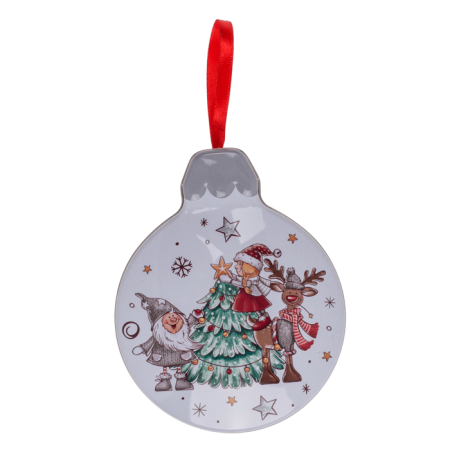 CUTIUTA CADOU METAL 14x11x4CM GLOB DE CRACIUN 99/7918 [4]