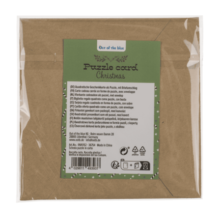 FELICITARE DE CRACIUN + PLIC, FORMA PUZZLE 99/6152 [8]