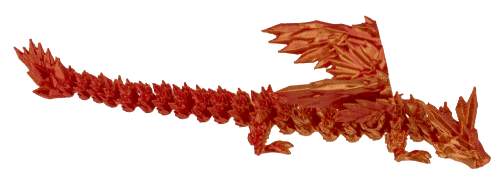 FIGURINA DRAGON, IMPRIMAT 3D, CU OU, DIVERSE CULORI 59/2294 [13]