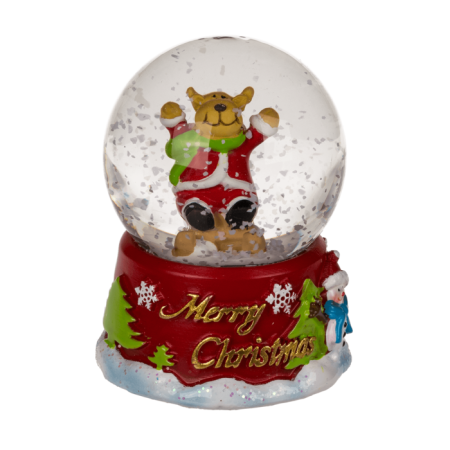 GLOB DECORATIV DIN STICLA 4.5*6.5CM MERRY CHRISTMAS 946070 [4]