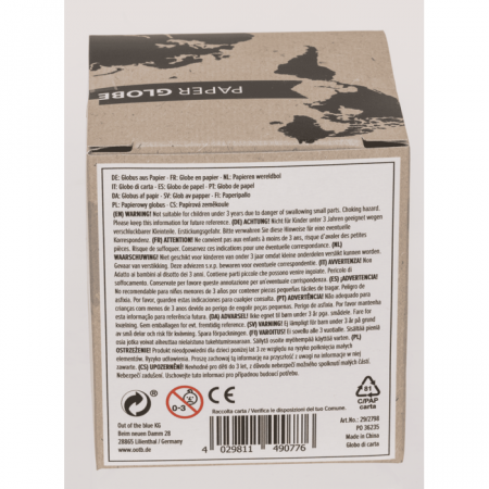 BLU GLOB PAMANTESC 8.5CM SUPORT PLASTIC 29/2798 [6]