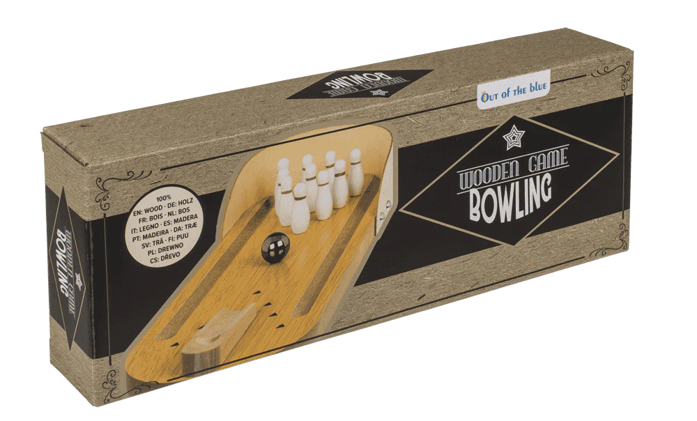 JOC DE MASA DIN LEMN, BOWLING, CU 1 BILA SI 10 POPICE 63/3067 [5]