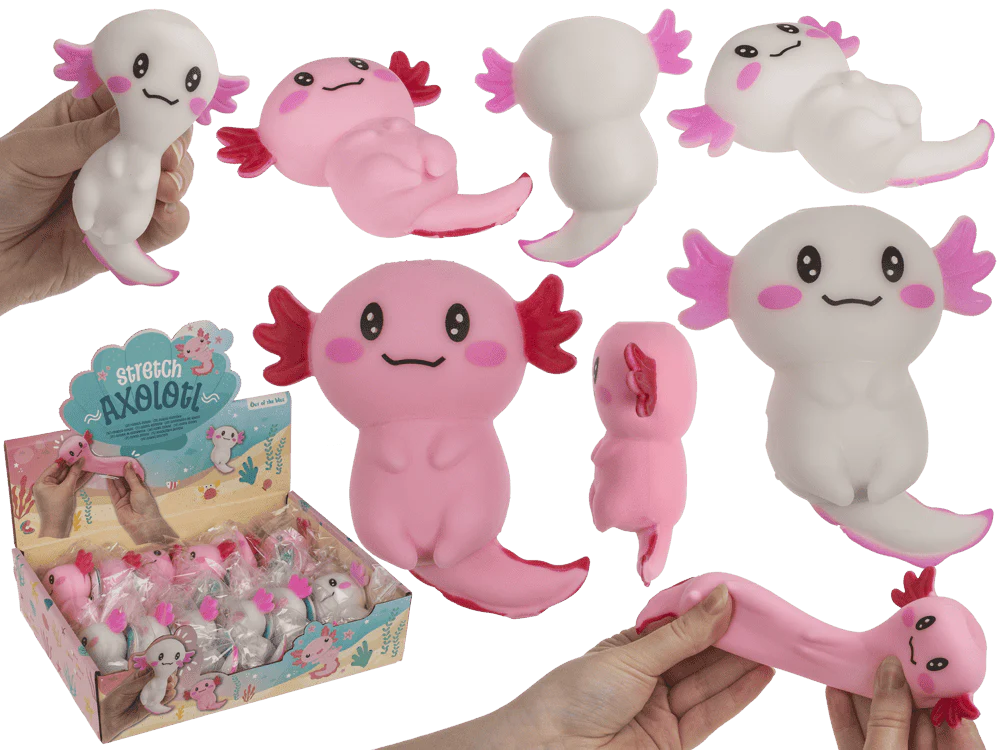 Jucarii - JUCARIE ANTISTRESS 9.5x8CM AXOLOTL CU NISIP KINETIC 59/2252