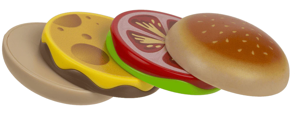 BURGER MAGNETIC, 4 magneți, X cm 4/SET 59/2304 [4]