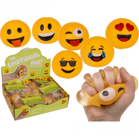 Squishy - BLU MINGE ANTISTRESS 6CM EMOTICONS 12/0944