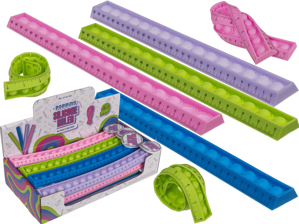 Articole papetarie pentru copii - RIGLA FLEXIBILA SILICON 30CM DIVERSE CULORI 29/2751