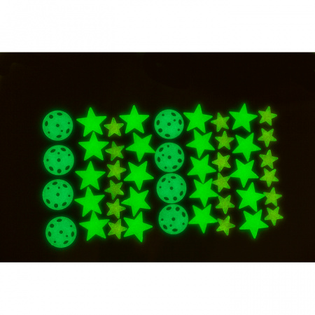 BLU SET DECOR UNIVERS, STELE SI PLANETE CARE STRALUCESC LA INTUNERIC, NEON, 100 BUC 90/0968 [5]