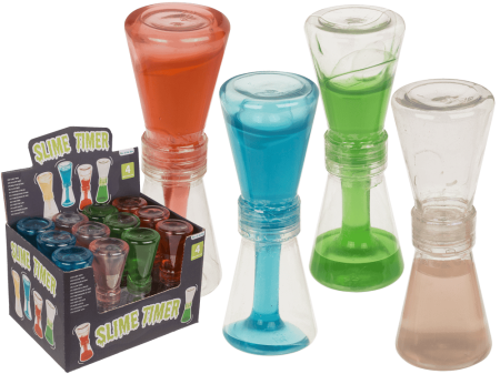 Slime/ Nisip kinetic/ Hidrofobic - SLIME 120G, CLEPSIDRA, 5.9x16CM, CULORI ASORTATE 12/2053