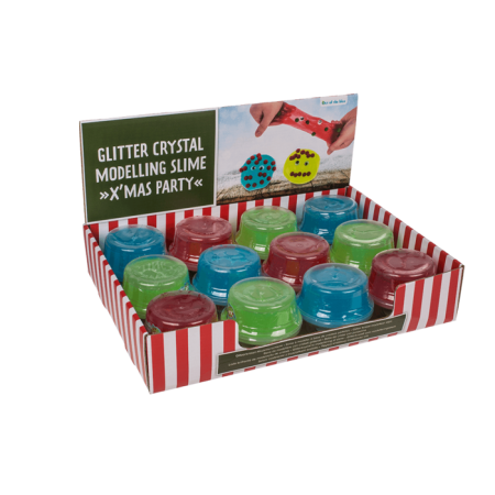 SLIME 130G CHRISTMAS PARTY GLITTER CRYSTAL 160005 [12]