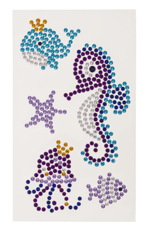 STICKER DECOR, PIETRICELE COLORATE ROTUNDE, ANIMALE MARINE 29/2889 [4]