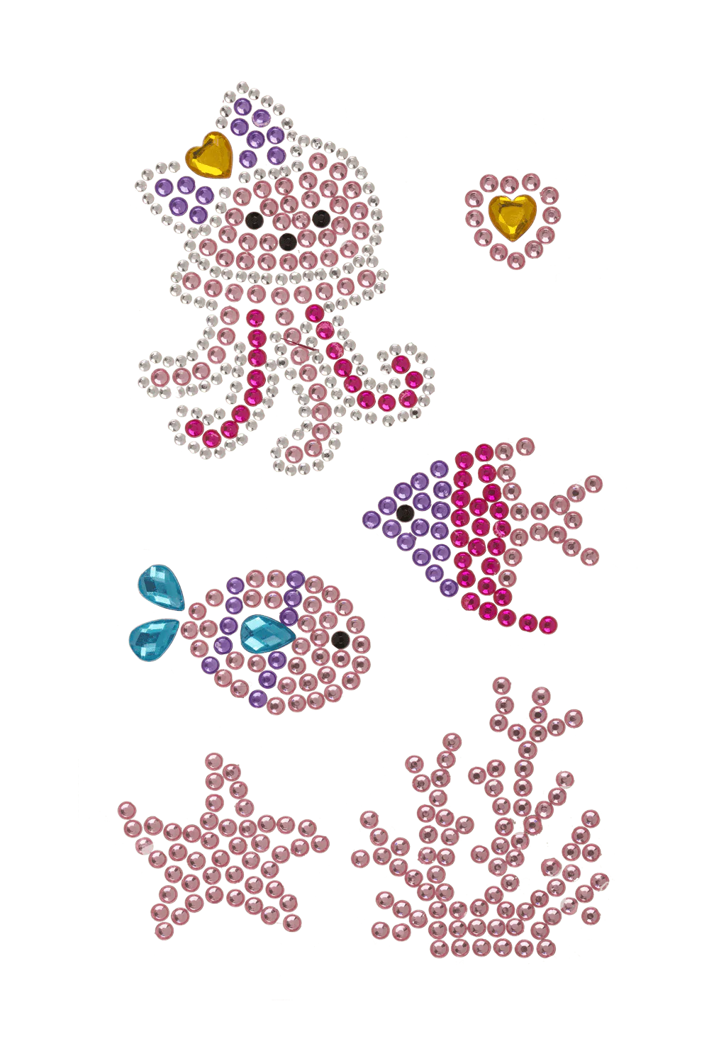 STICKER DECOR, PIETRICELE COLORATE ROTUNDE, ANIMALE MARINE 29/2889 [3]