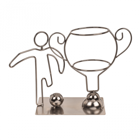 BLU SUPORT METALIC PENTRU STICLE 30x10x20CM FOOTBALL CHAMPION 71/3312 [2]