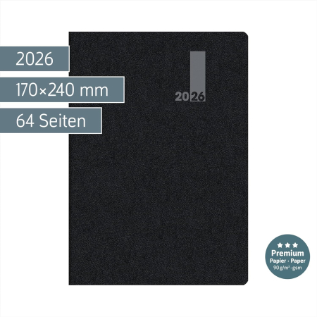 AGENDA DATATA LUNAR SLIMLINE B5 2026 BALADEK NEGRU 73933906 [1]