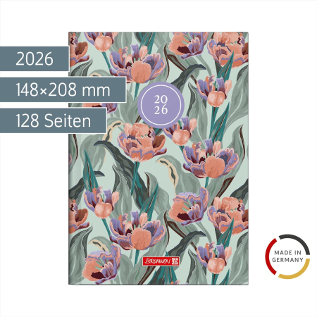 AGENDA DATATA SAPTAMANAL BRUNNEN A5 2026 MODEL FLORAL 79615016 [1]