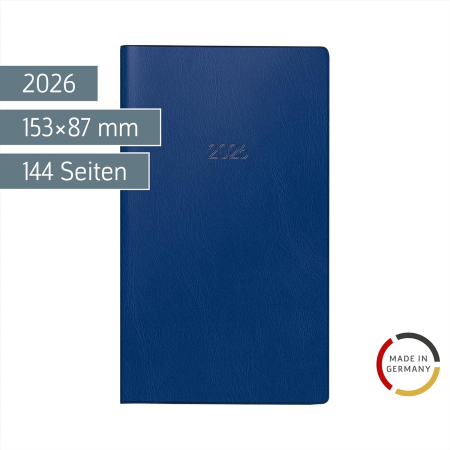 AGENDA DATATA SAPTAMANAL BRUNNEN A6 2026 ALBASTRU INCHIS 75528306 [1]