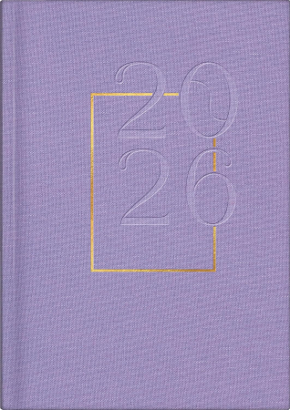 AGENDA DATATA SAPTAMANAL FUTURA 2 A5 2026 COPERTA TEXTILA LAVANDA 21024036