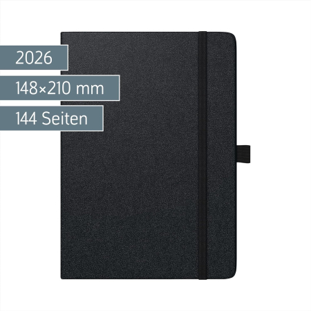 AGENDA DATATA SAPTAMANAL KOMPAGNON A5 2026 CU ELASTIC NEGRU 79166906 [1]