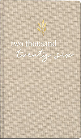 Agende 2026 - AGENDA DATATA SAPTAMANAL RIDOIDE A6 2026 COPERTA CARTON CANEPA BEJ 16903026