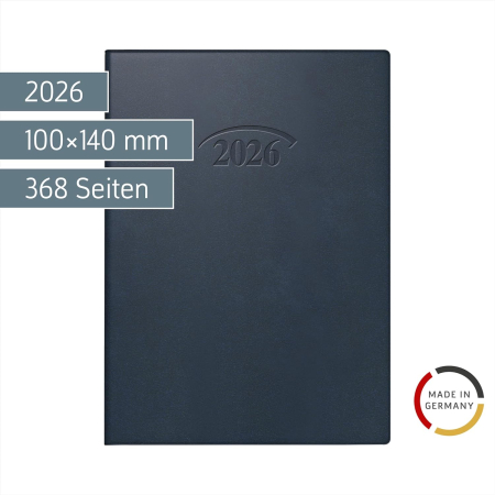 AGENDA DATATA ZILNIC ARTISTICO A6 2026 ALBASTRU INCHIS 73610906 [1]
