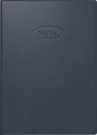 Agende 2026 - AGENDA DATATA ZILNIC ARTISTICO A6 2026 ALBASTRU INCHIS 73610906
