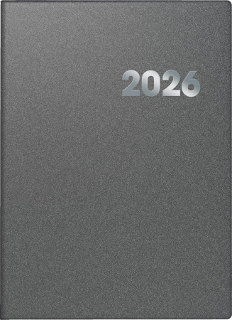 Agende 2026 - AGENDA DATATA ZILNIC BRUNNEN A4 2026 PP GRI METALIC 78965906