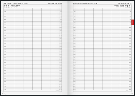 AGENDA DATATA ZILNIC BRUNNEN A4 2026 PP GRI METALIC 78965906 [2]