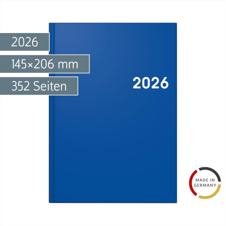 AGENDA DATATA ZILNIC BRUNNEN A5 2026 BALACRON ALBASTRU 79561036 [1]