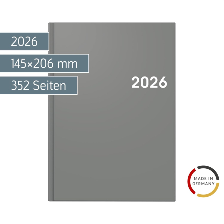 AGENDA DATATA ZILNIC BRUNNEN A5 2026 BALACRON GRI 79561636 [1]