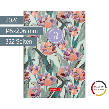 AGENDA DATATA ZILNIC BRUNNEN A5 2026 MODEL FLORAL 79515026 [1]
